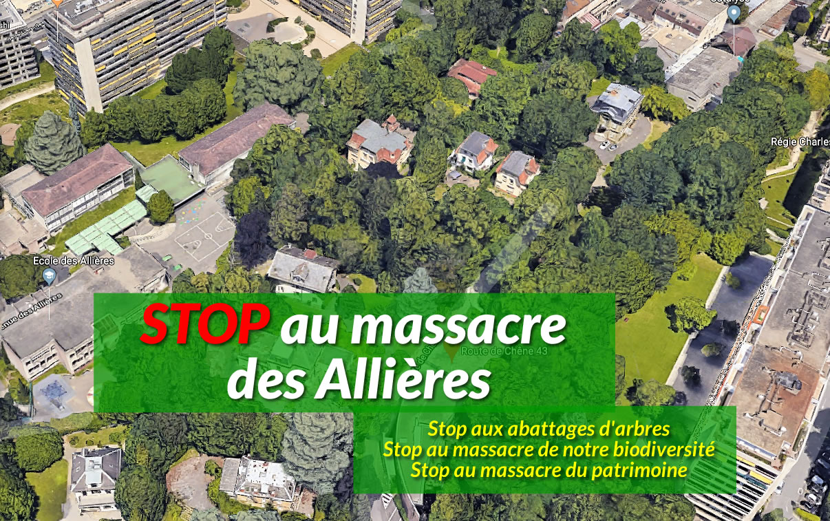 Stop massacre Allières